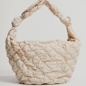 Mango quilted maxi bag